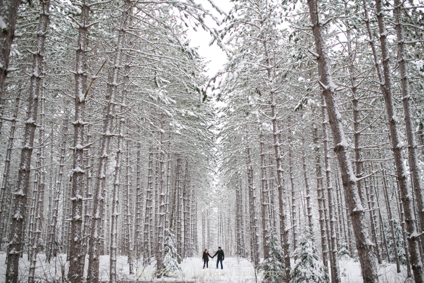 North Bay Ontario Winter Engagement Session